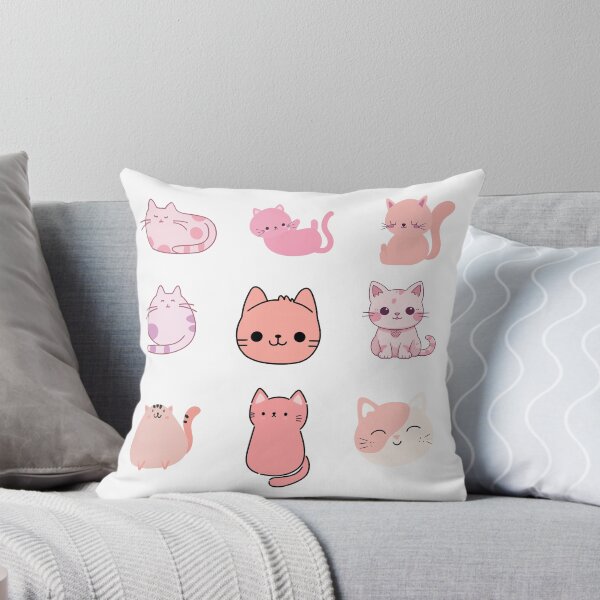 Item preview, cute pink cats-littel pink cats designed and sold by eidajo.
