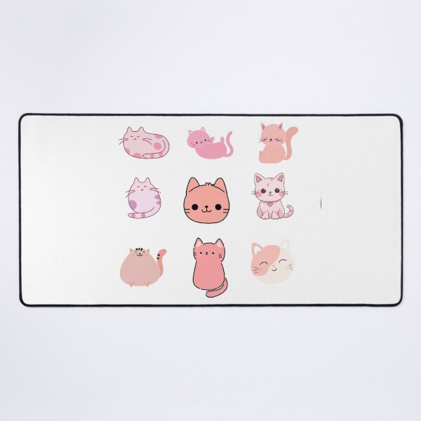 Item preview, cute pink cats-littel pink cats designed and sold by eidajo.