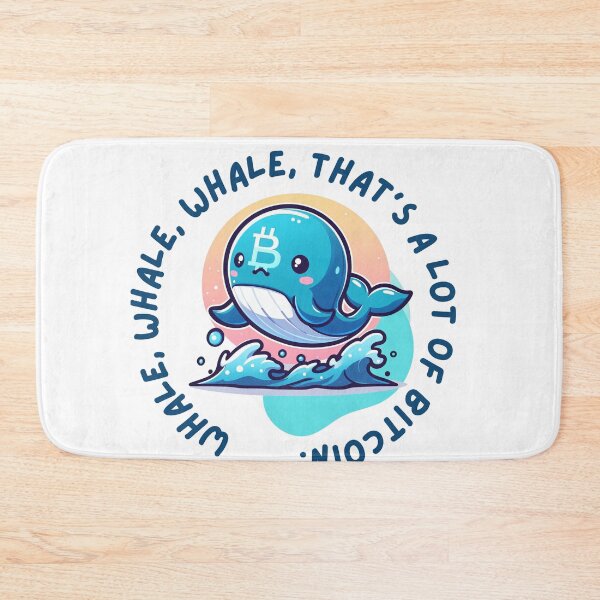 Item preview, Whale, whale, whale, that's a lot of Bitcoin. designed and sold by Mechanical-Artt.