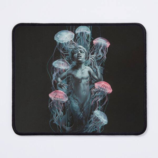 Item preview, Human-Mermaid Hybrid and Jellyfish - Desperate Boy designed and sold by MarinaFila.