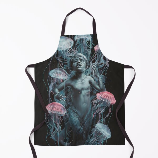 Item preview, Human-Mermaid Hybrid and Jellyfish - Desperate Boy designed and sold by MarinaFila.
