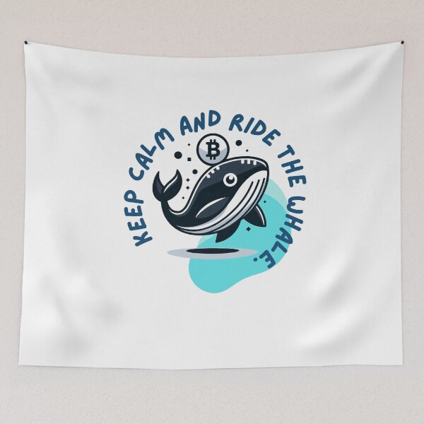 Item preview, Keep calm and ride the whale. designed and sold by Mechanical-Artt.
