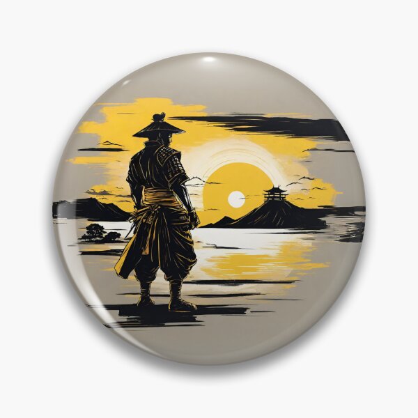 Item preview, Samurai In A Golden Sunset designed and sold by letsgetinspired.