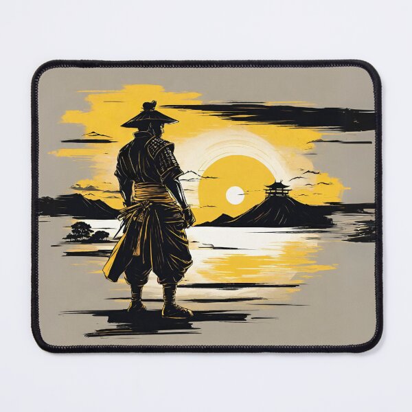 Item preview, Samurai In A Golden Sunset designed and sold by letsgetinspired.