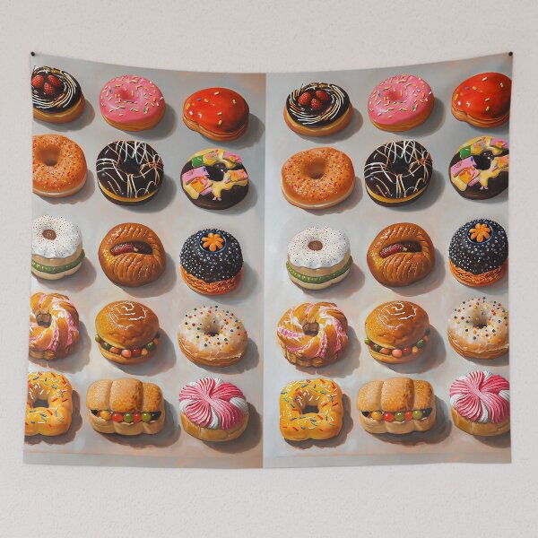 Item preview, Sugar Rush: Photo Realistic Still Life of Colorful Pastries designed and sold by high-noon-moon.