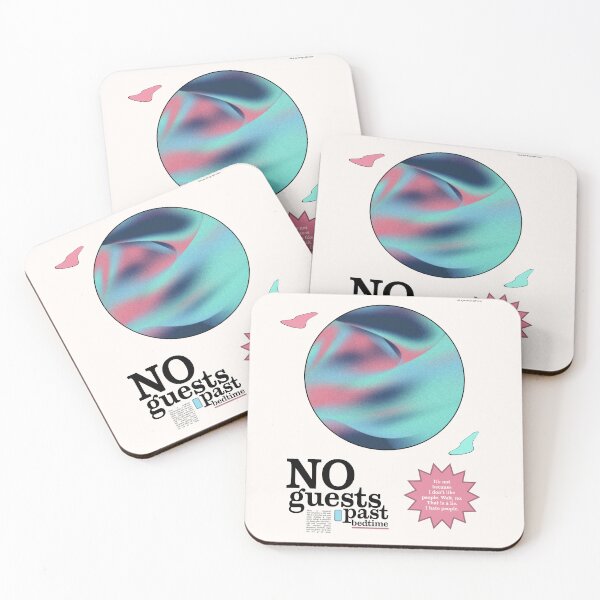 Item preview, No Guests Past Bedtime! | Cerulean Creative designed and sold by Cerulean Creative.