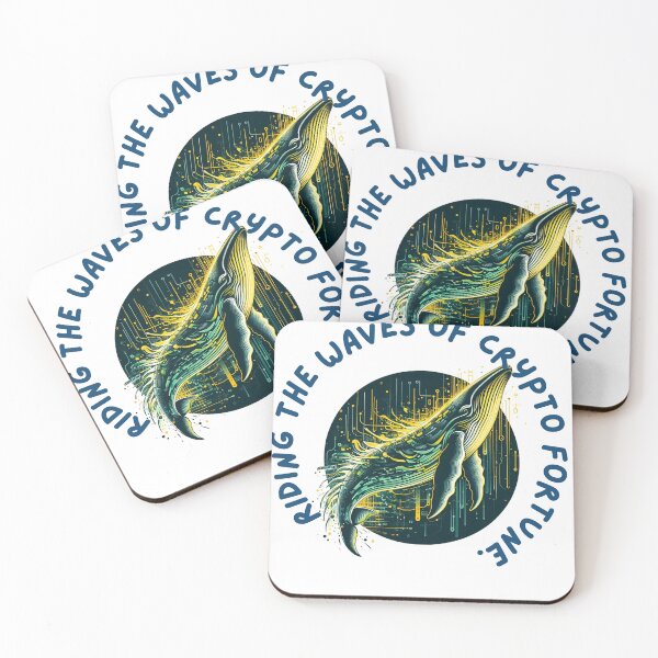 Item preview, Riding the waves of crypto fortune. designed and sold by Mechanical-Artt.