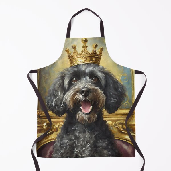 Item preview, Royal Portrait of a Black Doodle Dog, Poodle mix, Labradoodle, Schnoodle,  designed and sold by CKWagSwag.