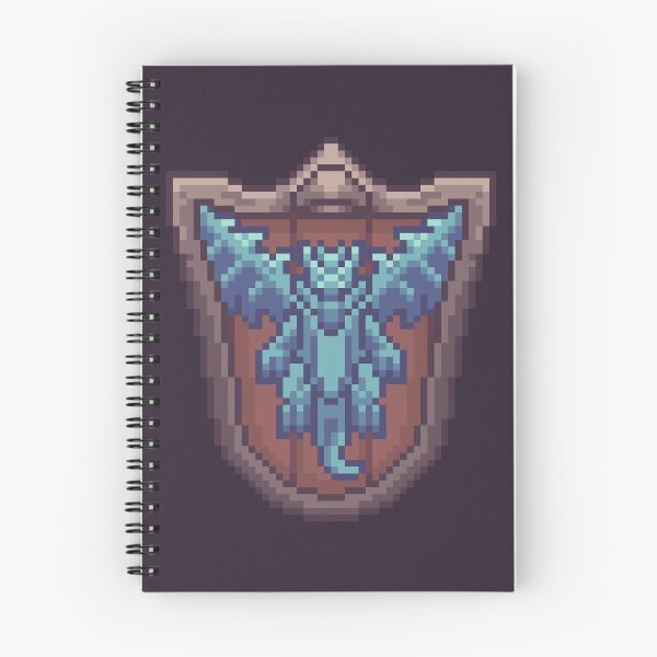 Item preview, Pixel Art Dragon Crest Blue designed and sold by PixelCarvel.