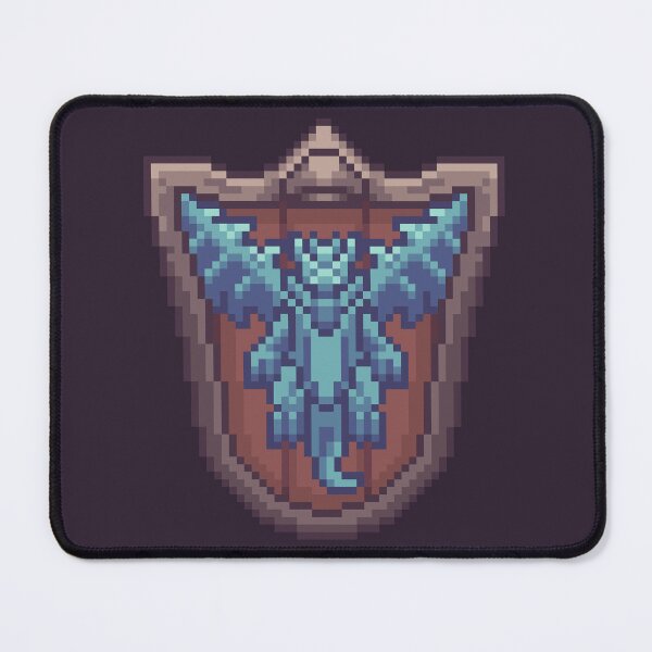 Item preview, Pixel Art Dragon Crest Blue designed and sold by PixelCarvel.