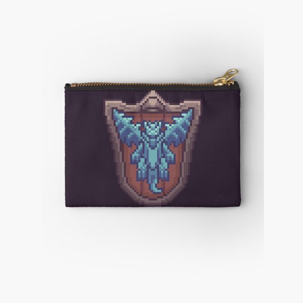 Item preview, Pixel Art Dragon Crest Blue designed and sold by PixelCarvel.