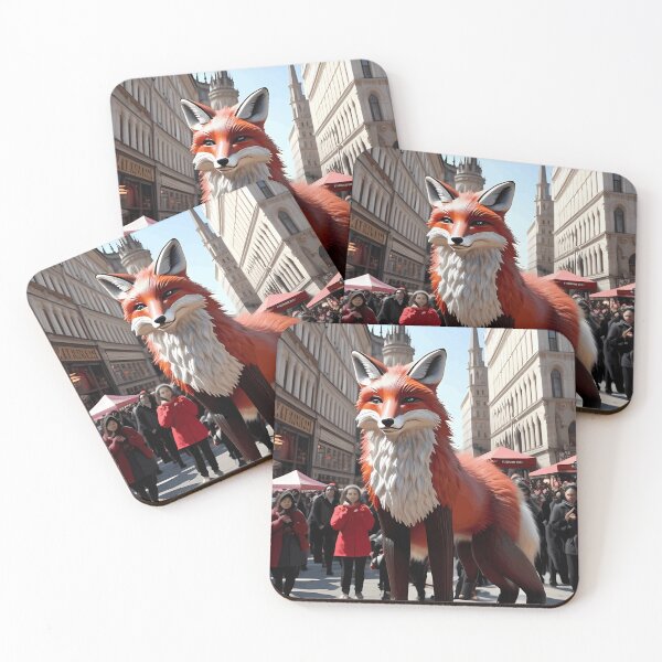 Item preview, Fox Herald in a Political Rally designed and sold by YAIChic.