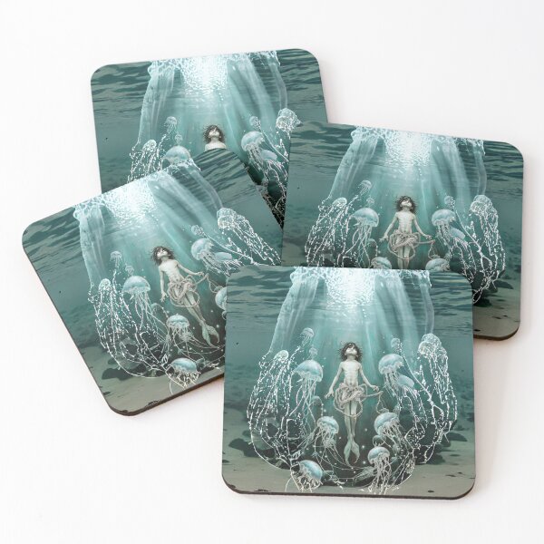 Item preview, Human-Mermaid Hybrid and Jellyfish - Desperate Boy designed and sold by MarinaFila.