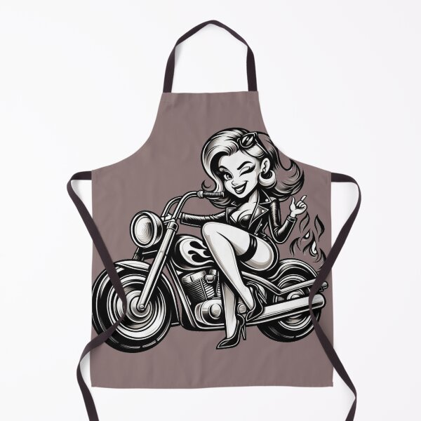 Item preview, Biker Chick on Motorcycle designed and sold by Biker Gramps Gear.