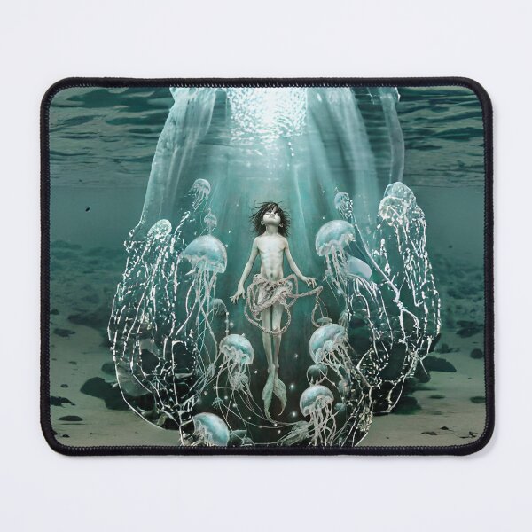 Item preview, Human-Mermaid Hybrid and Jellyfish - Desperate Boy designed and sold by MarinaFila.