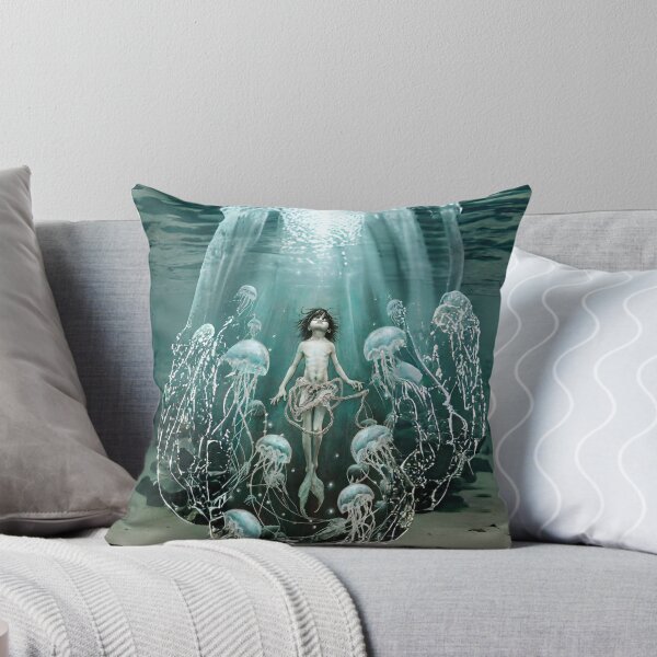 Item preview, Human-Mermaid Hybrid and Jellyfish - Desperate Boy designed and sold by MarinaFila.