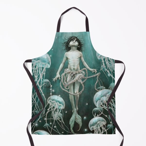 Item preview, Human-Mermaid Hybrid and Jellyfish - Desperate Boy designed and sold by MarinaFila.