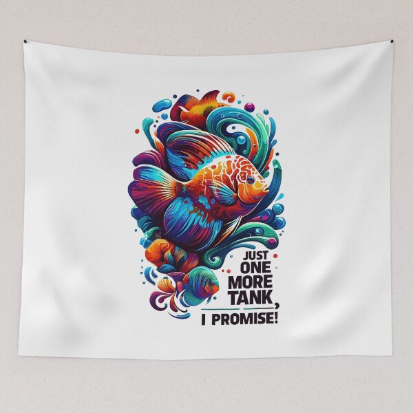 Item preview, Colorful fish, funny saying for aquarists designed and sold by FinFriends.