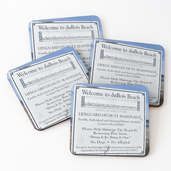 Item preview, Welcome to duBois Beach, Stonington, Connecticut designed and sold by Maureen Zaharie.
