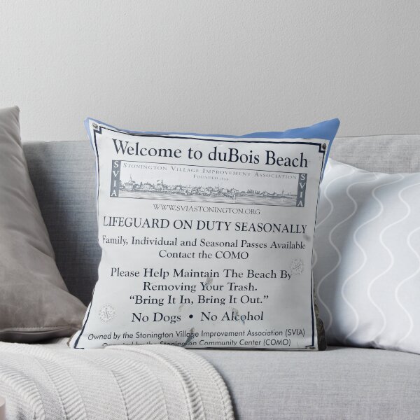 Item preview, Welcome to duBois Beach, Stonington, Connecticut designed and sold by Maureen Zaharie.