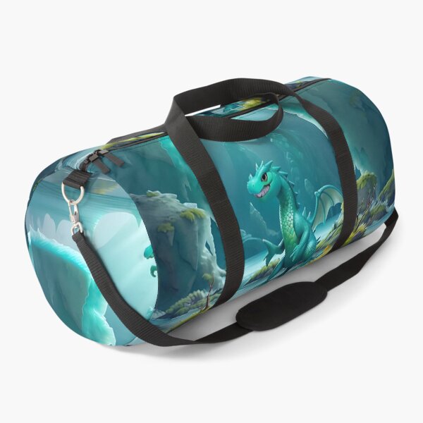 Item preview, Mystical anime sea dragon fascinating underwater world with floating ice blocks designed and sold by Frostquest.
