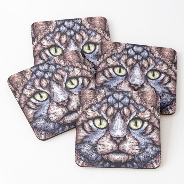 Item preview, Cat art designed and sold by Tajdi.