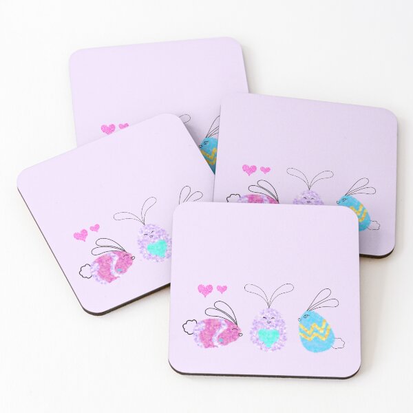 Item preview, Chowlet’s Fuzzball Easter Egg-Bunnies designed and sold by chowlet.