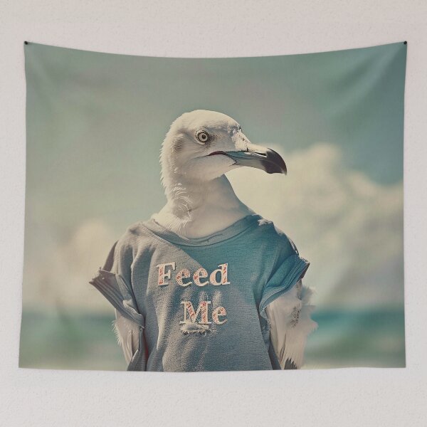 Aperçu de l'œuvre Nourris-moi Mouette créée et vendue par Brendon987.