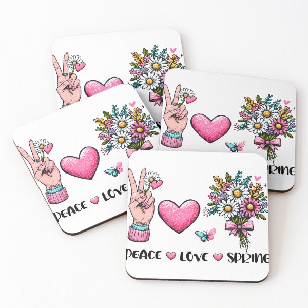 Item preview, Peace Love Spring designed and sold by BeaGraphicsDesign.
