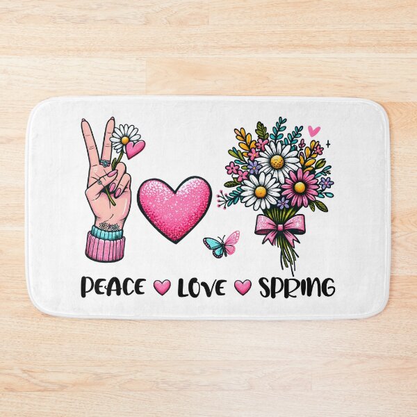 Item preview, Peace Love Spring designed and sold by BeaGraphicsDesign.