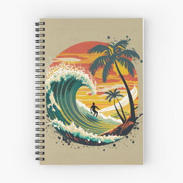 Item preview, Surfing at Sunset designed and sold by drawbey.