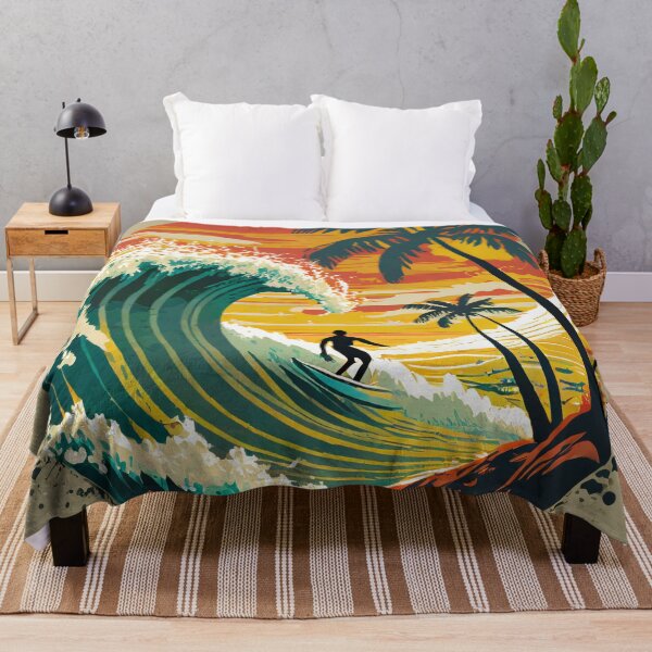 Item preview, Surfing at Sunset designed and sold by drawbey.