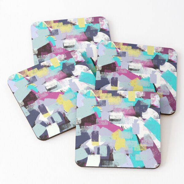 Item preview, Colorful abstract color happiness pattern - a symphony of vibrancy designed and sold by Susanna Schorr.