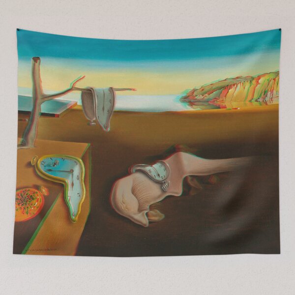 Item preview, Anaglyph 3D - Salvador Dali, "The Persistence of Memory" - Color red cyan designed and sold by Uruguay3Dy360.
