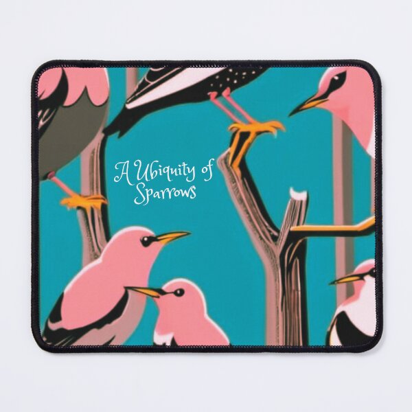 Item preview, A Ubiquity of Sparrows colourful Scandinavian-inspired vintage design designed and sold by saywhatcreative.