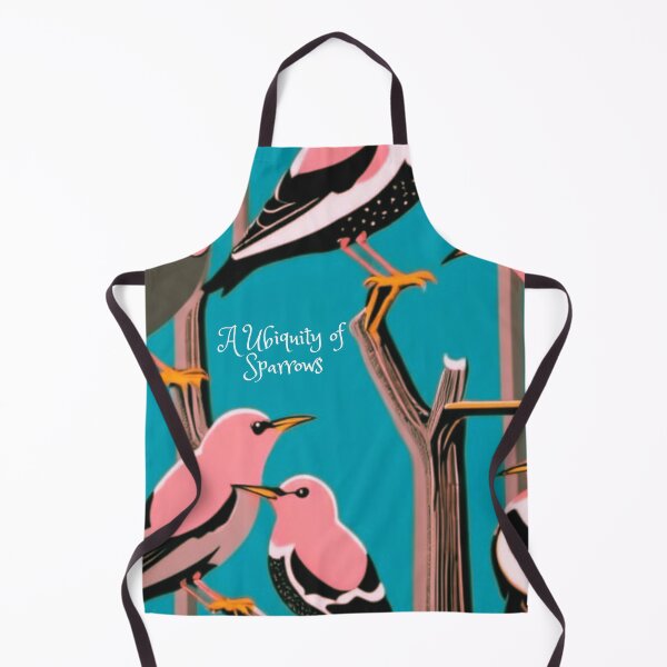 Item preview, A Ubiquity of Sparrows colourful Scandinavian-inspired vintage design designed and sold by saywhatcreative.