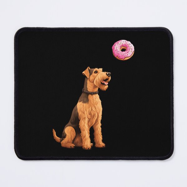 Item preview, Airedale Terrier Staring At Donut designed and sold by Ripper19.