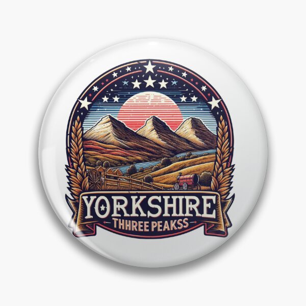 Item preview, Yorkshire three peaks challenge t-shirt designed and sold by Elouk.