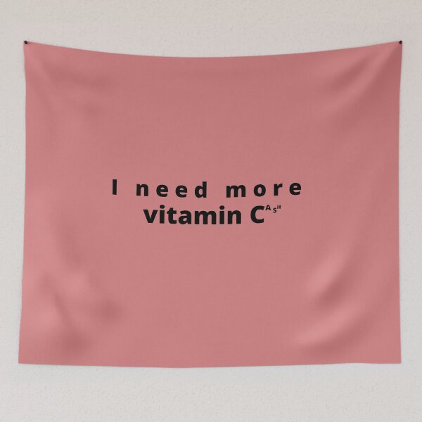 Item preview, I need more vitamin cash (black) designed and sold by PotatoDesu.
