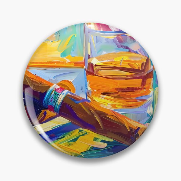 Artikelvorschau, Abstrakte Fusion – Geometrie und Pinselführung verschmelzen auf der Zigarren- und Whiskey-Leinwand entworfen und verkauft von OlfactoART Studio.