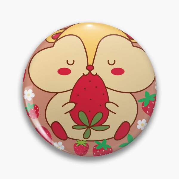 Item preview, strawberry and flower print designed and sold by Mil-Lunas.