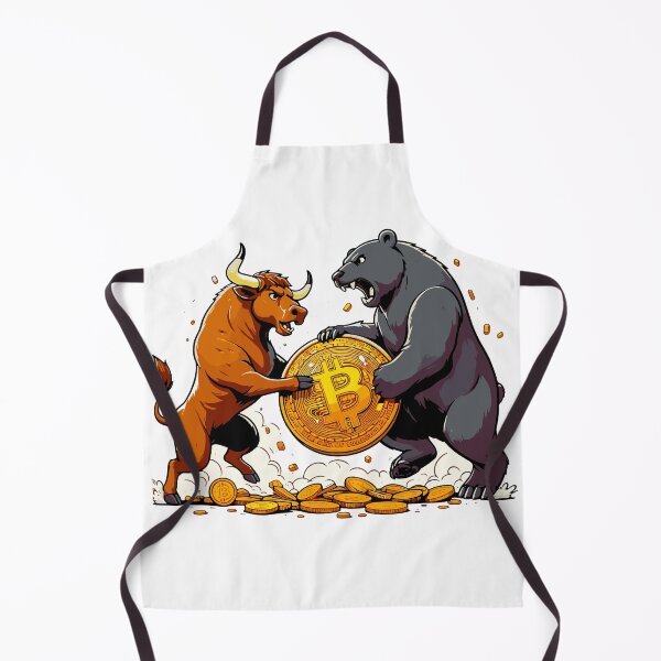 Artikelvorschau, Stier vs Bär  entworfen und verkauft von CryptoFunMerch.