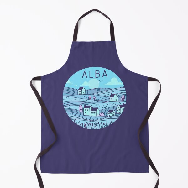 Item preview, Alba Italia doodle fields landscape badge designed and sold by InvestingRoad.