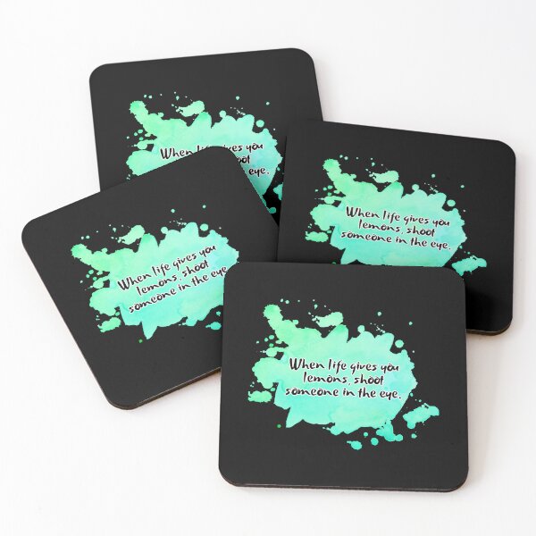 Item preview, When life gives you lemons, shoot someone in the eye. designed and sold by UnCoverDesign.