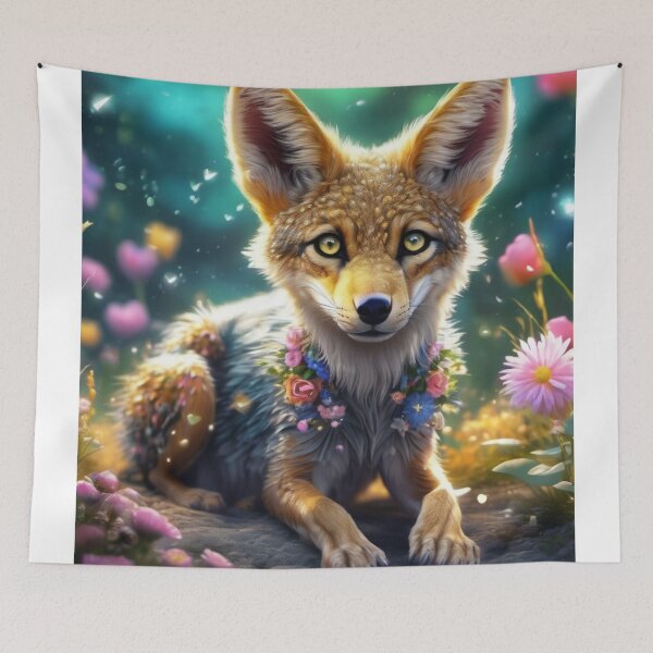 Item preview, Young Jackal waits patiently designed and sold by janjacbu.