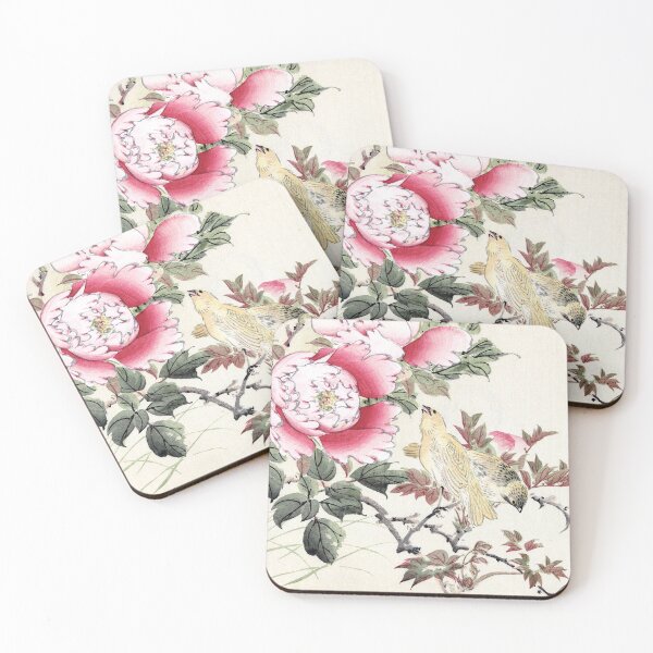 Item preview, Matsumura Keibun | Birds and Peonies designed and sold by LaMadeleine.