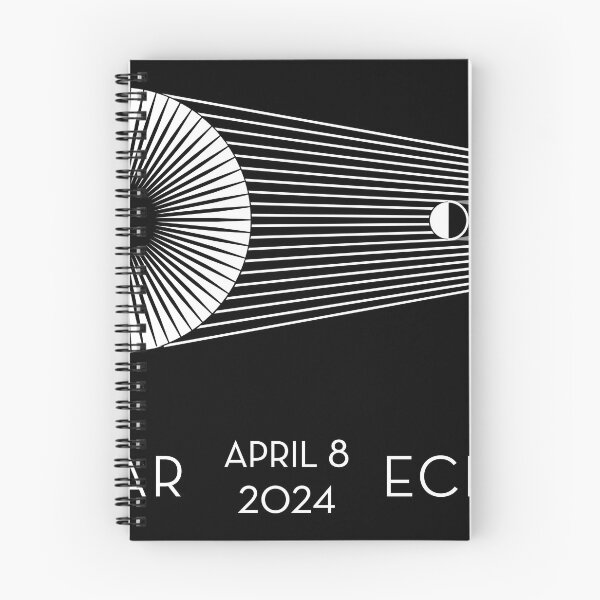 Item preview, Solar Eclipse 2024 8 April (for dark backgrounds) designed and sold by Markadesign.