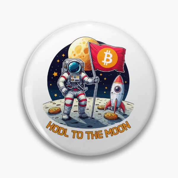 Artikelvorschau, Bitcoin to the Moon entworfen und verkauft von CryptoFunMerch.