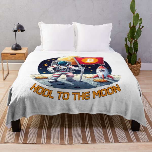 Artikelvorschau, Bitcoin to the Moon entworfen und verkauft von CryptoFunMerch.