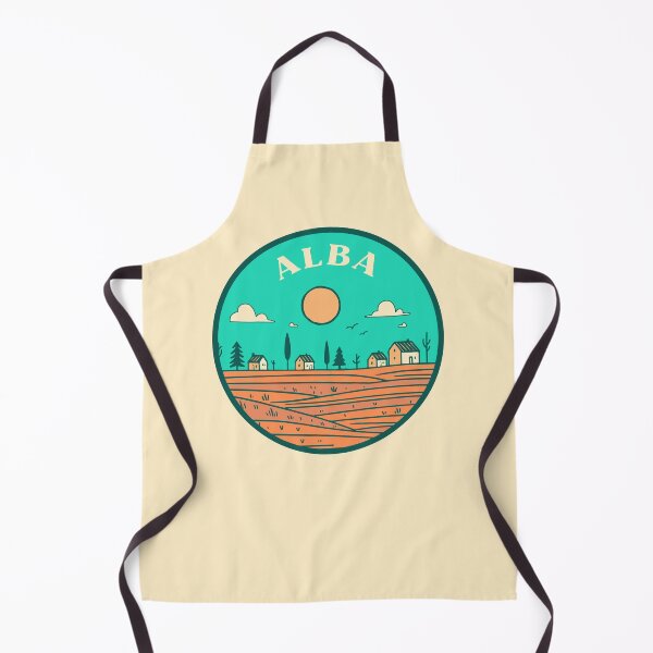 Item preview, Alba Italia doodle fields landscape retro badge designed and sold by InvestingRoad.
